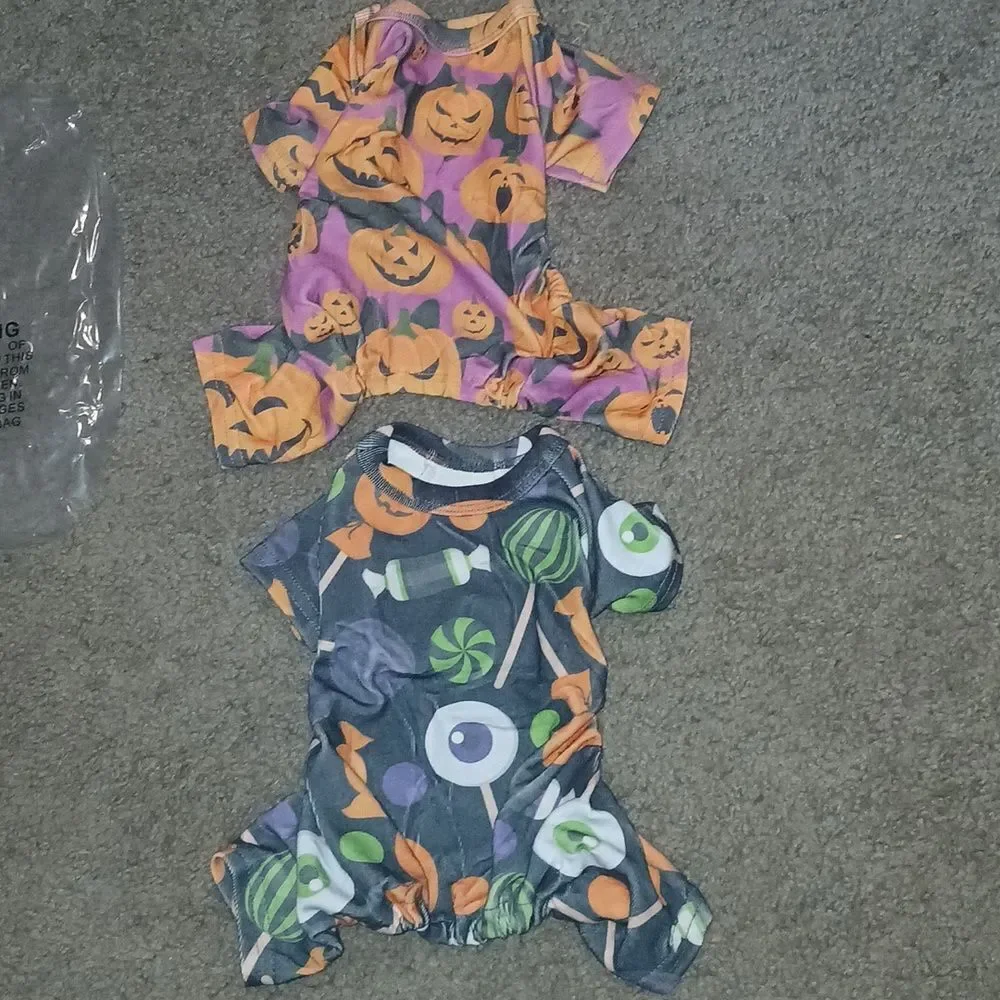 Halloween dog pajamas costume outfit Sz Small  NEW